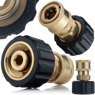 ROSFIX Adapter M22, 14 mm, brza spojka 3/8", mesingani